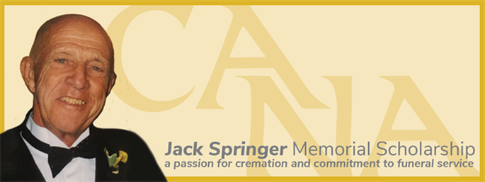 Jack Springer Memorial Scholarship banner